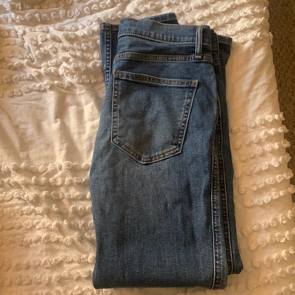 Gap cigarette high rise straight leg jeans